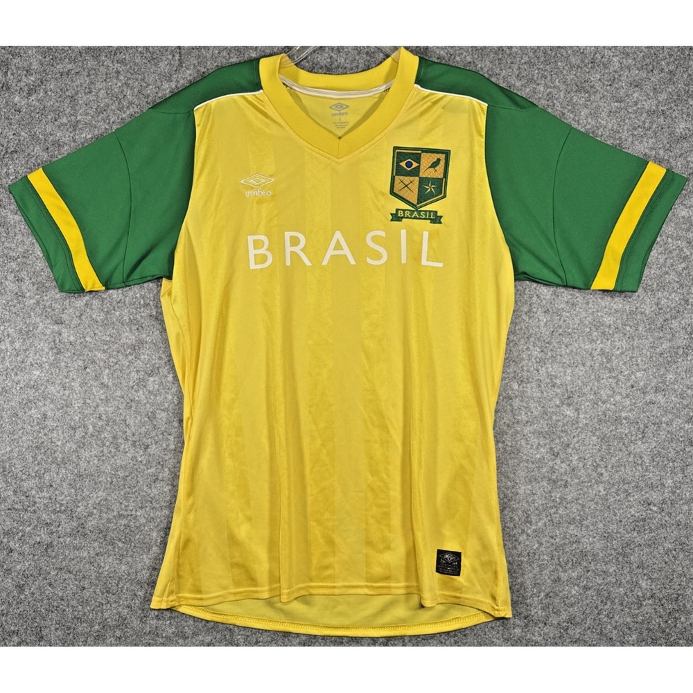 FIFA World Cup Brasil Umbro Soccer Home Jersey 1991-1996 Men's L